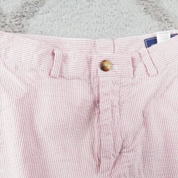 Vineyard Vines Seersucker Breaker Shorts Mens 30 Striped Red White - Picture 3 of 12